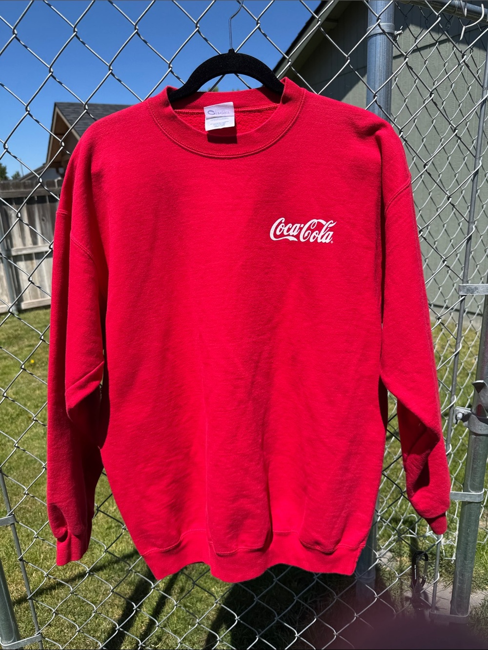 Coca Cola Red Logo Crewneck Sweatshirt